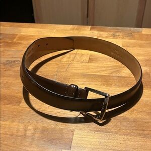 Trafalgar Dark Brown Leather Belt